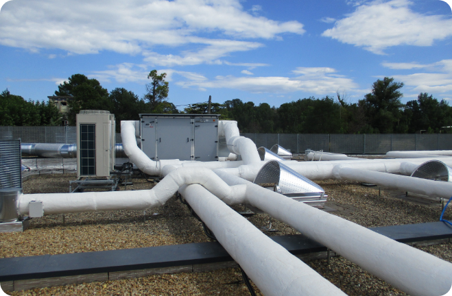Réseau de ventilation conforme et étanche